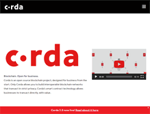 Tablet Screenshot of corda.net